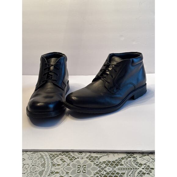 Rockport SZ 9W Ankle Boot Hydro Shield Waterproof TruTech Men Black Leather Shoe main image 6